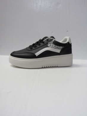Buty sportowe damskie na płaskim (36-41) R185 BLACK