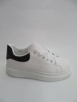 Buty sportowe damskie na płaskim (36-41) BO-632 WH/BLACK