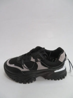 Sneakersy damskie niskie (36-41) J09-5 BLACK