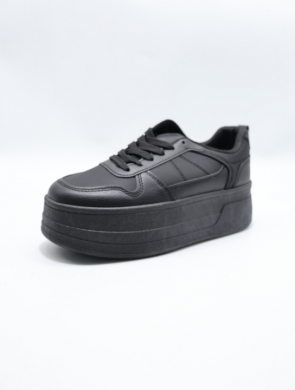 Buty sportowe damskie na płaskim (36-41) 0-1771 BLACK