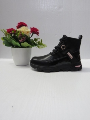 Trapery dziewczęce ocieplane (27-32) KB207 BLACK/PINK