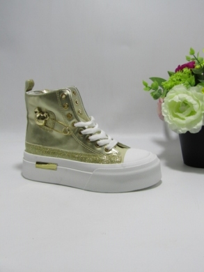 Trampki damskie na płaskim (36-41) YH41 GOLD