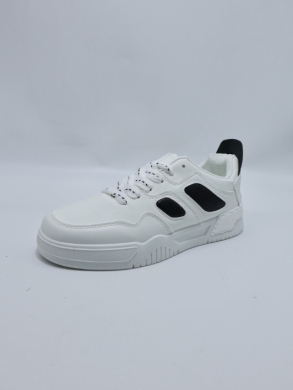 Buty sportowe damskie na płaskim (36-41) 1779 WHITE/BL