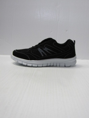 Buty sportowe damskie na płaskim (36-41) N318 BLACK/WHITE