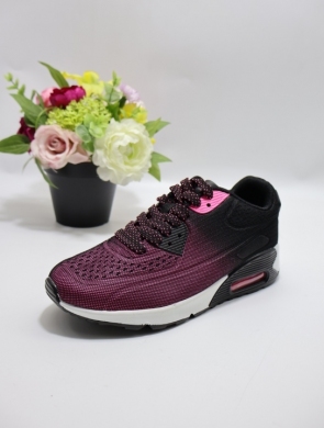 Buty sportowe damskie na płaskim (36-41) A802 ROSE/RED