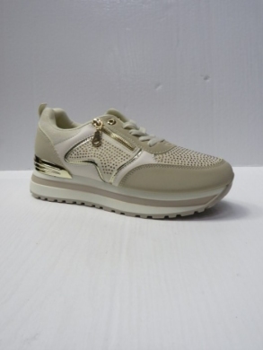 Buty sportowe damskie na płaskim (36-41) J-151 BEIGE