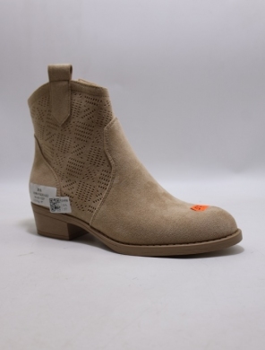 Botki damskie na obcasie (36-41) 3208-9 KHAKI