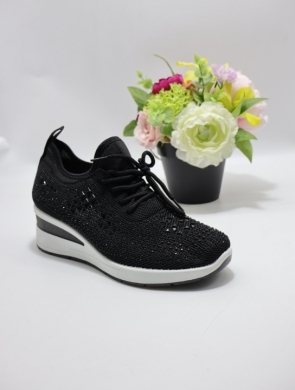 Buty sportowe damskie na koturnie (36-41) FJ-2 BLACK