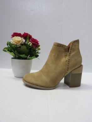 Botki damskie ocieplane na obcasie (36-41) 5701-63