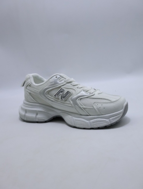 Buty sportowe damskie na płaskim (36-41) 23043 WHITE
