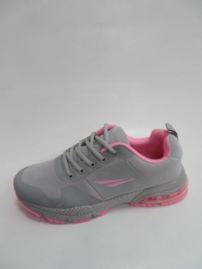 Buty sportowe damskie na płaskim (36-41) 2055-1 LGREY/PINK
