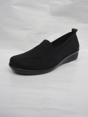 Mokasyny damskie na koturnie (36-41) X8123 BLACK