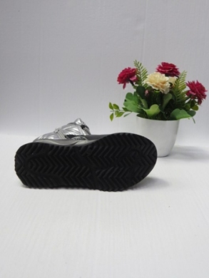 Śniegowce dziewczęce (32-37) A304 BLACK/SILVER