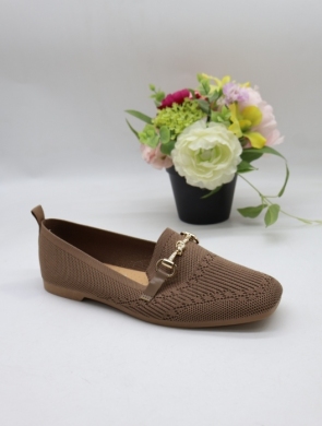 Mokasyny damskie na płaskim (36-41) PS770-7 KHAKI