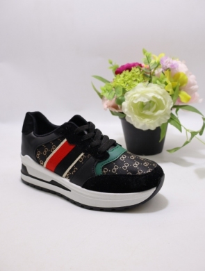 Buty sportowe damskie na płaskim (36-41) N23 BLACK