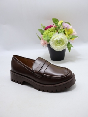 Mokasyny damskie na płaskim (36-41) V-917 BROWN