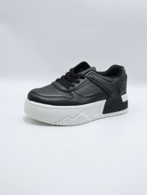 Buty sportowe damskie na płaskim (36-41) 6119 BLACK