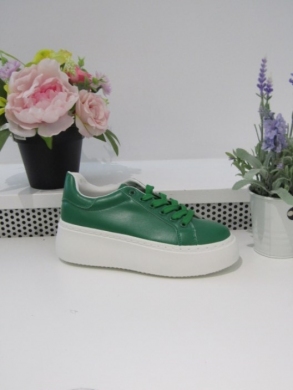Buty sportowe damskie na płaskim (36-41) C902 GREEN