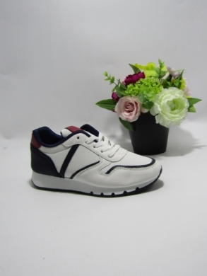 Buty sportowe damskie na płaskim (36-41) J-84 WHITE