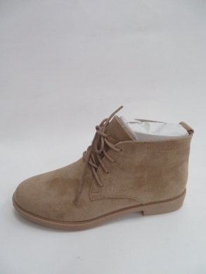 Botki damskie jesienne na płaskim (36-41) 2005-732A KHAKI