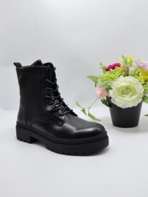 Botki damskie na płaskim (36-41) HMR-21 BLACK