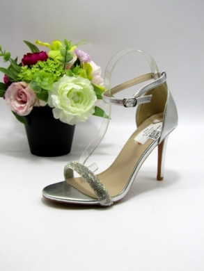 Sandały damskie na szpilce (36-41) SF-55 SILVER