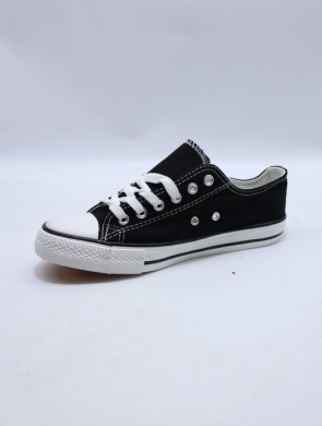 Trampki damskie na płaskim (36-41) C002 BLACK