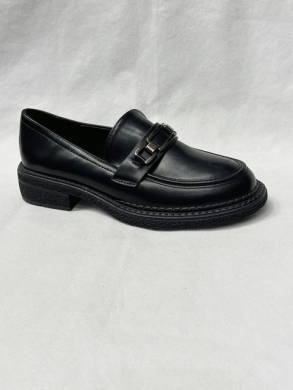 Mokasyny damskie na płaskim (36-41) 3227 BLACK