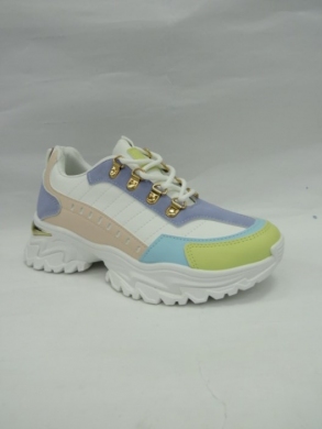 Buty sportowe damskie na płaskim (36-41) AB-998 WHITE COLOR