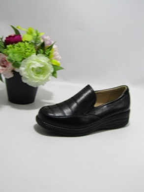 Półbuty damskie na koturnie (37-42) 6905 BLACK