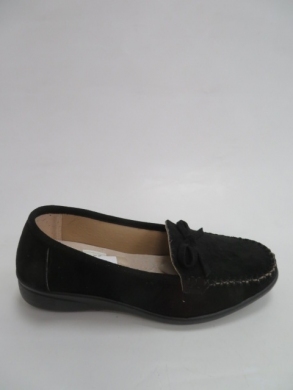 Mokasyny damskie na koturnie (36-41) X-249-R5 BLACK