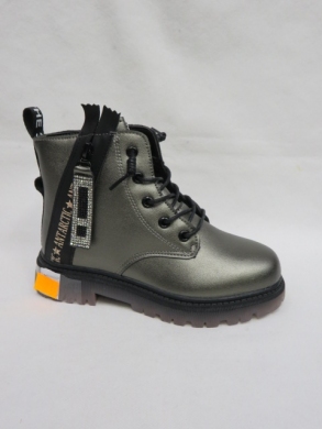 Botki dziewczęce ocieplane (27-32) F973 GREY