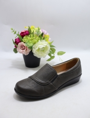 Półbuty damskie na płaskim (39-43) DTB2-9 GREY