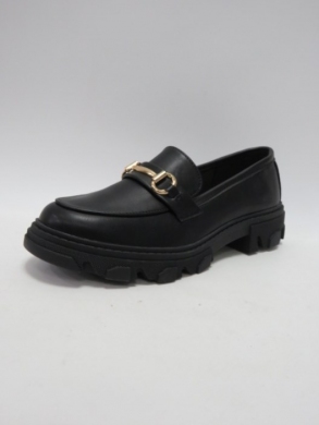 Mokasyny damskie na płaskim (36-41) 956 BLACK