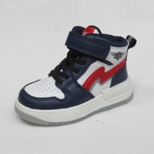 Buty sportowe chłopięce (22-27) P808B  BLUE/WHITE