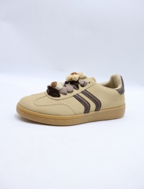 Buty sportowe damskie na płaskim (36-41) C3912 KHAKI