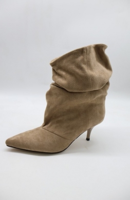 Botki damskie na szpilce (36-41) 52268 KHAKI
