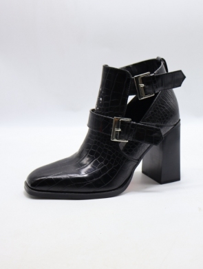 Botki damskie na obcasie (36-41) A654 BLACK