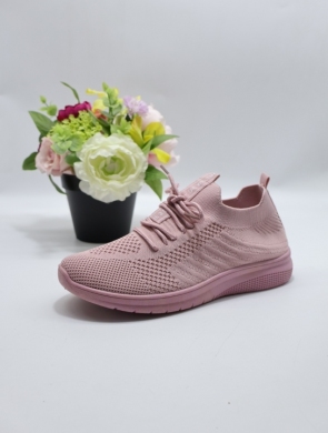 Buty sportowe damskie na płaskim (36-41) BK25 PINK