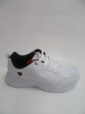 Buty sportowe młodzieżowe (36-41) LXC 8331 WHITE/BLACK