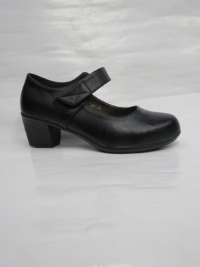 Czółenki damskie na obcasie (36-41) 1607 BLACK
