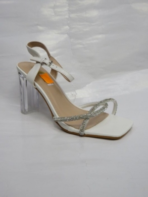 Sandały damskie na obcasie (36-41) QL-276 WHITE