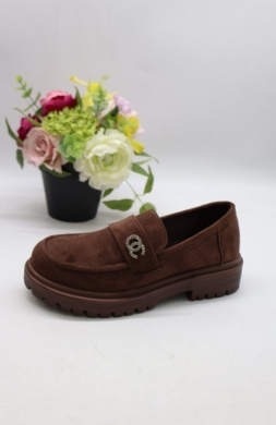 Mokasyny damskie na płaskim (36-41) LP0908 BR/MIC