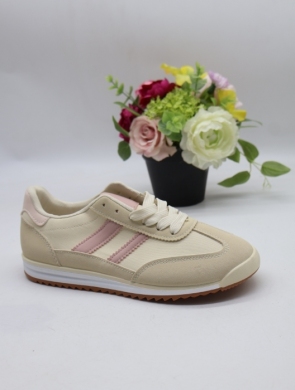 Buty sportowe damskie na płaskim (36-41) A-130 BEIGE