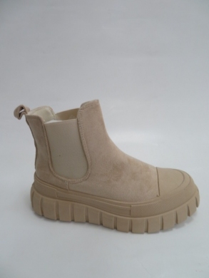 Botki damskie jesienne na płaskim (36-41) 3921-1 BEIGE