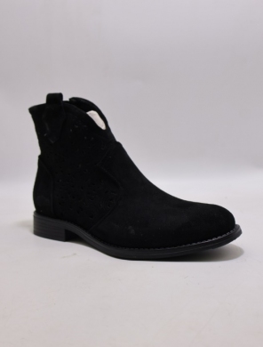 Botki damskie na płaskim (36-41) H2523-1 BLACK