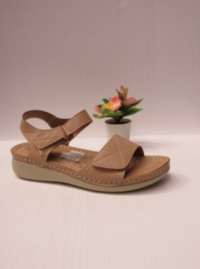 Sandały damskie na koturnie (36-41) XD-2208 BEIGE