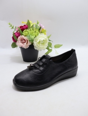 Półbuty damskie na płaskim (39-43) DTA-7BLACK