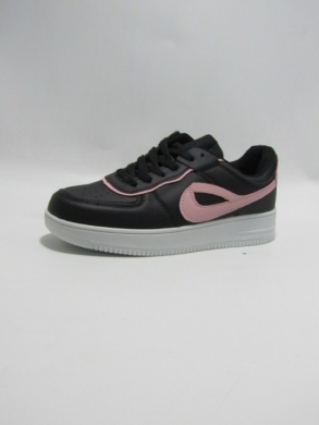 Buty sportowe damskie na płaskim (36-41) DN89-5 BLACK/PINK