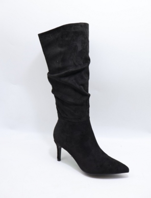 Kozaki damskie na szpilce (36-41) 6336 BLACK